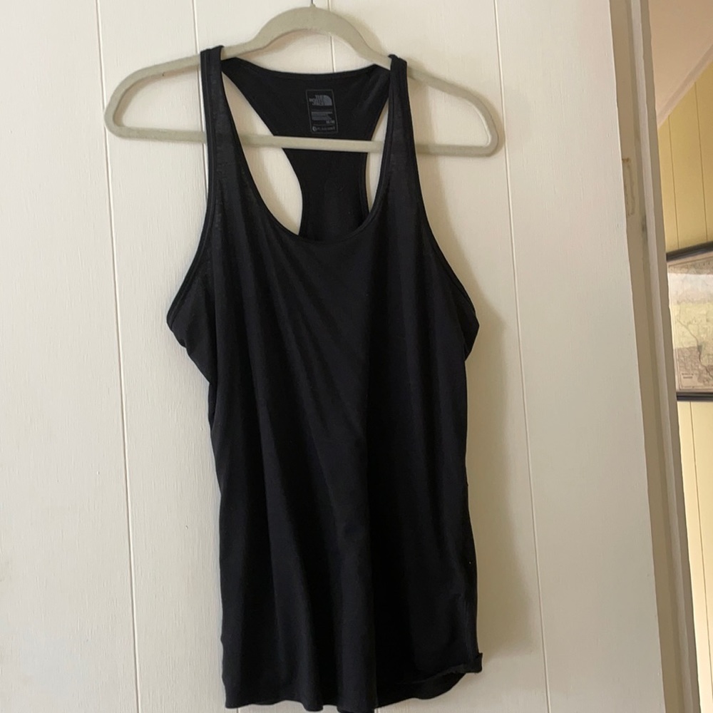 EUC The North Face Black Racerback Tank Top